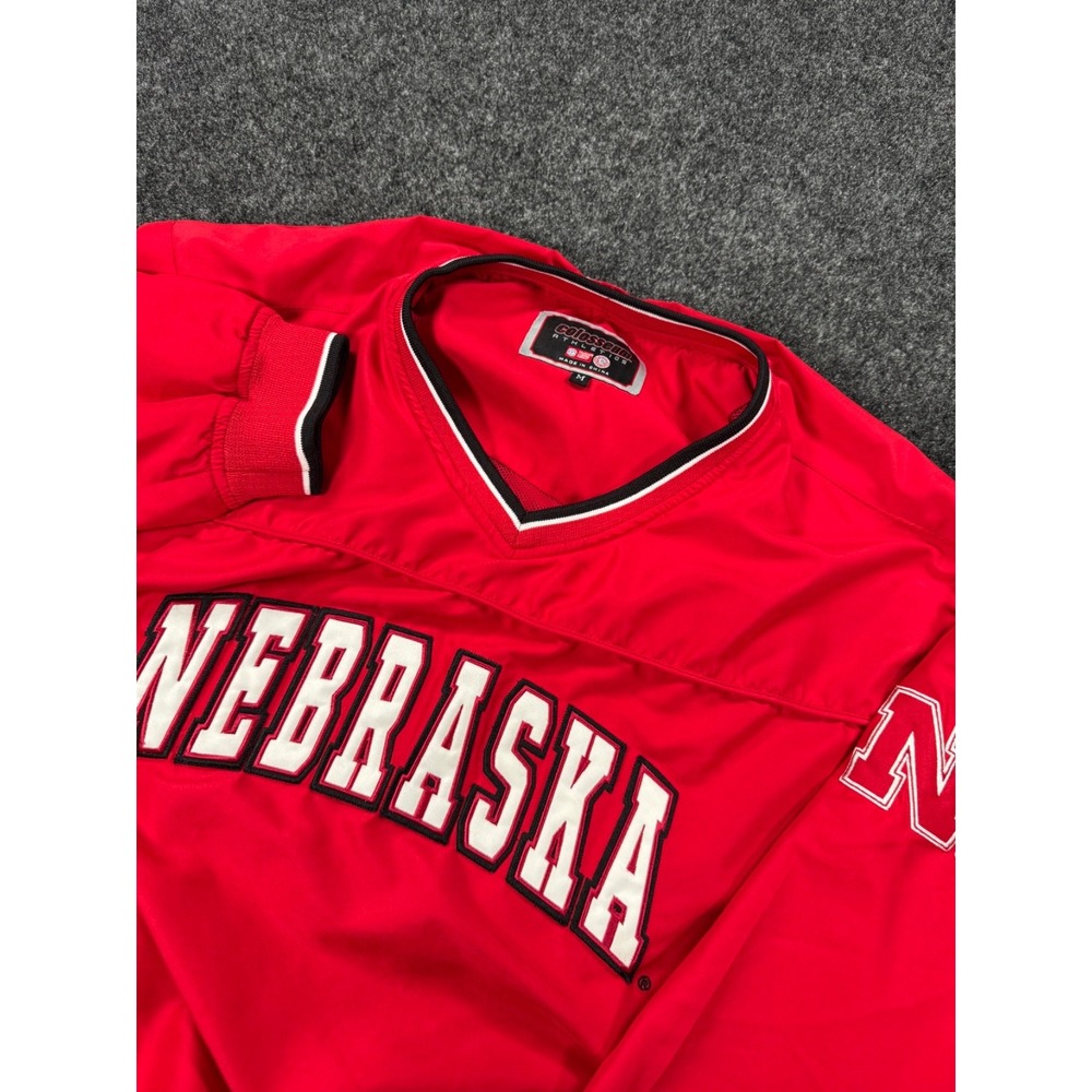 Nebraska Cornhuskers Colosseum Pullover Windbreaker Jacket Mens M Huskers NCAA